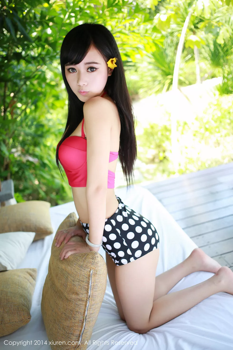 Xgyw.Org_XiuRen第153期_嫩模女神Toro羽住红色内衣性感系列写真63P