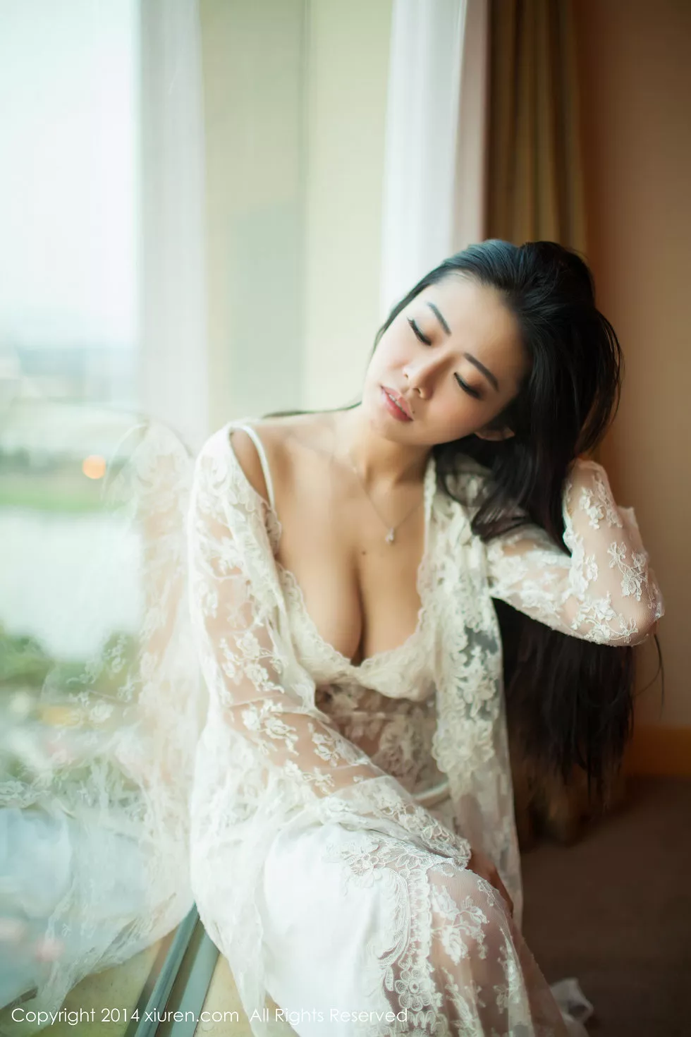 Xgyw.Org_XiuRen第161期_luvian本能秀人透明白纱诱惑写真50P