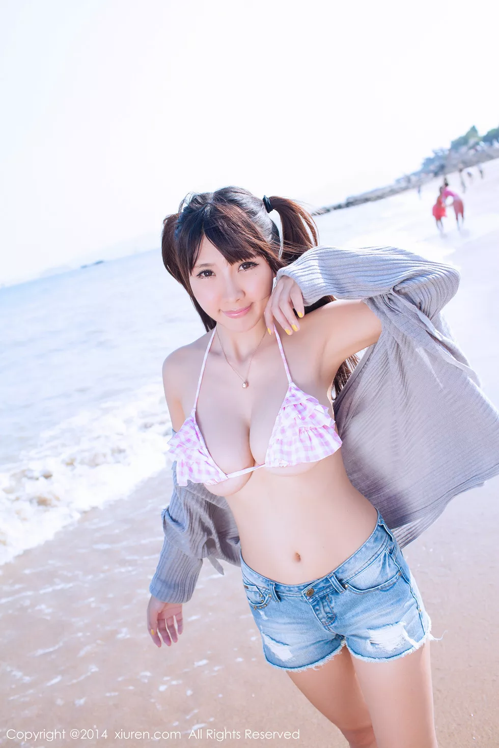 Xgyw.Org_XiuRen第227期_美胸妹子晓茜sunny性感内衣系列写真70P