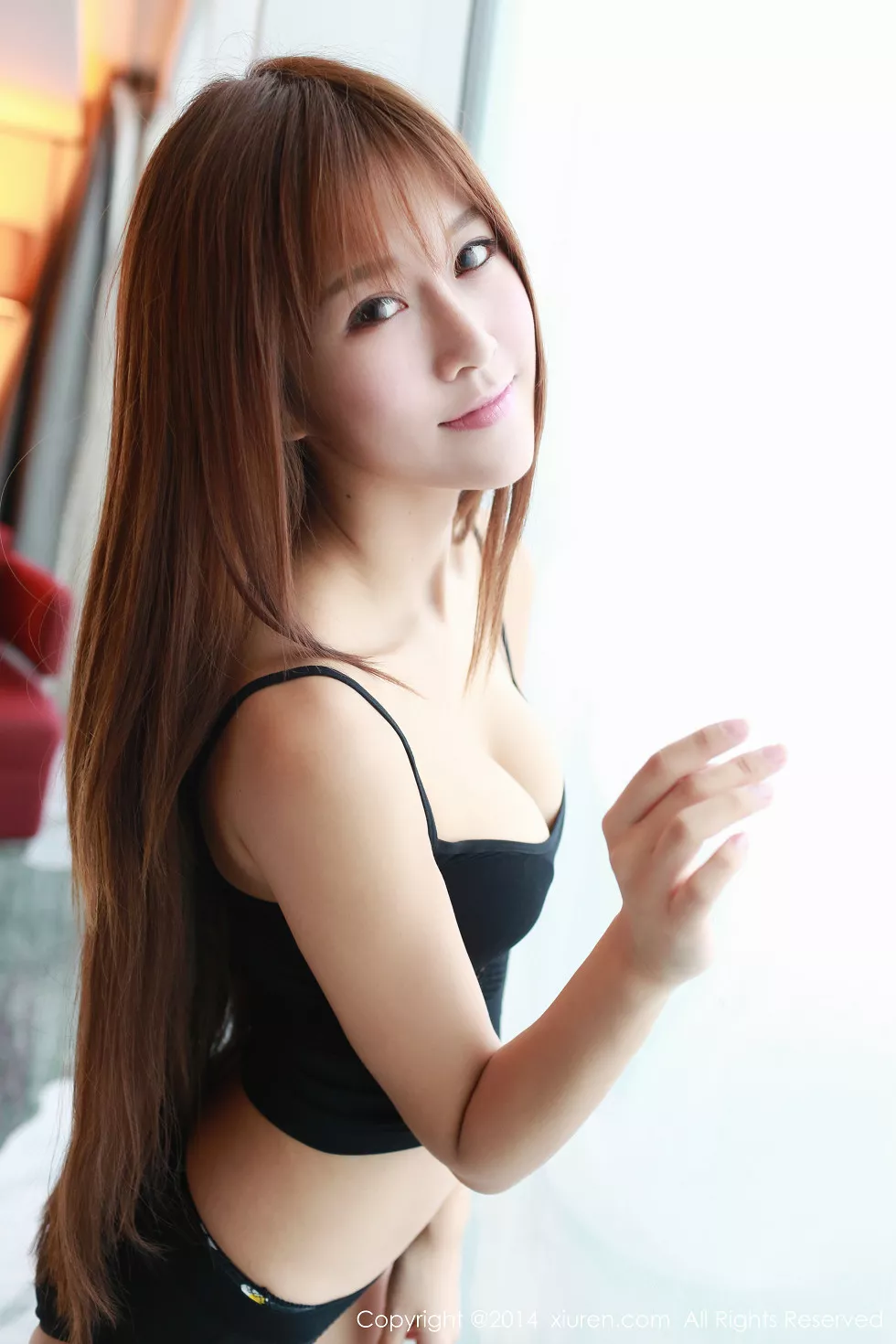 Xgyw.Org_XiuRen第245期_嫩模女神嘉琳winna黑色内衣秀美乳写真51P