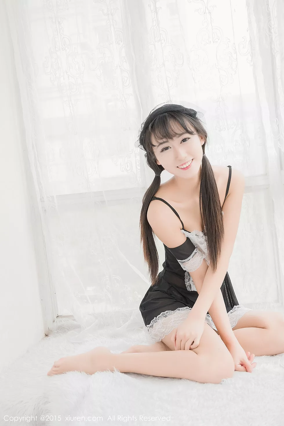 Xgyw.Org_XiuRen第319期_长鞭子美女素素subaby透明黑纱情趣内衣写真50P
