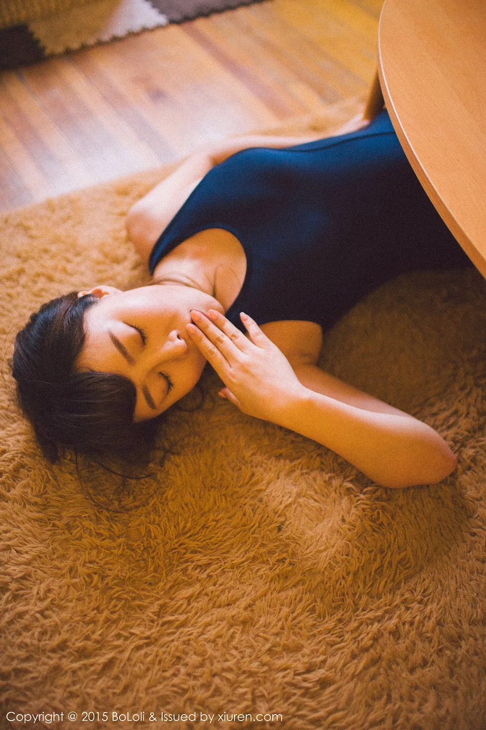 Xgyw.Org_[BoLoli波萝社]Vol.068_嫩模柳侑绮Sevenbaby黑色蕾丝内衣秀美胸性感写真54P