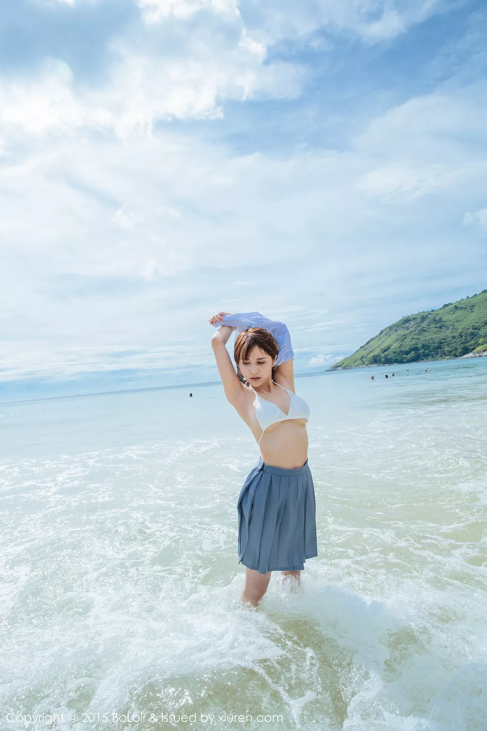 Xgyw.Org_[BoLoli波萝社]Vol.077_嫩模夏美酱普吉岛旅拍海边学生制服湿身诱惑写真46P