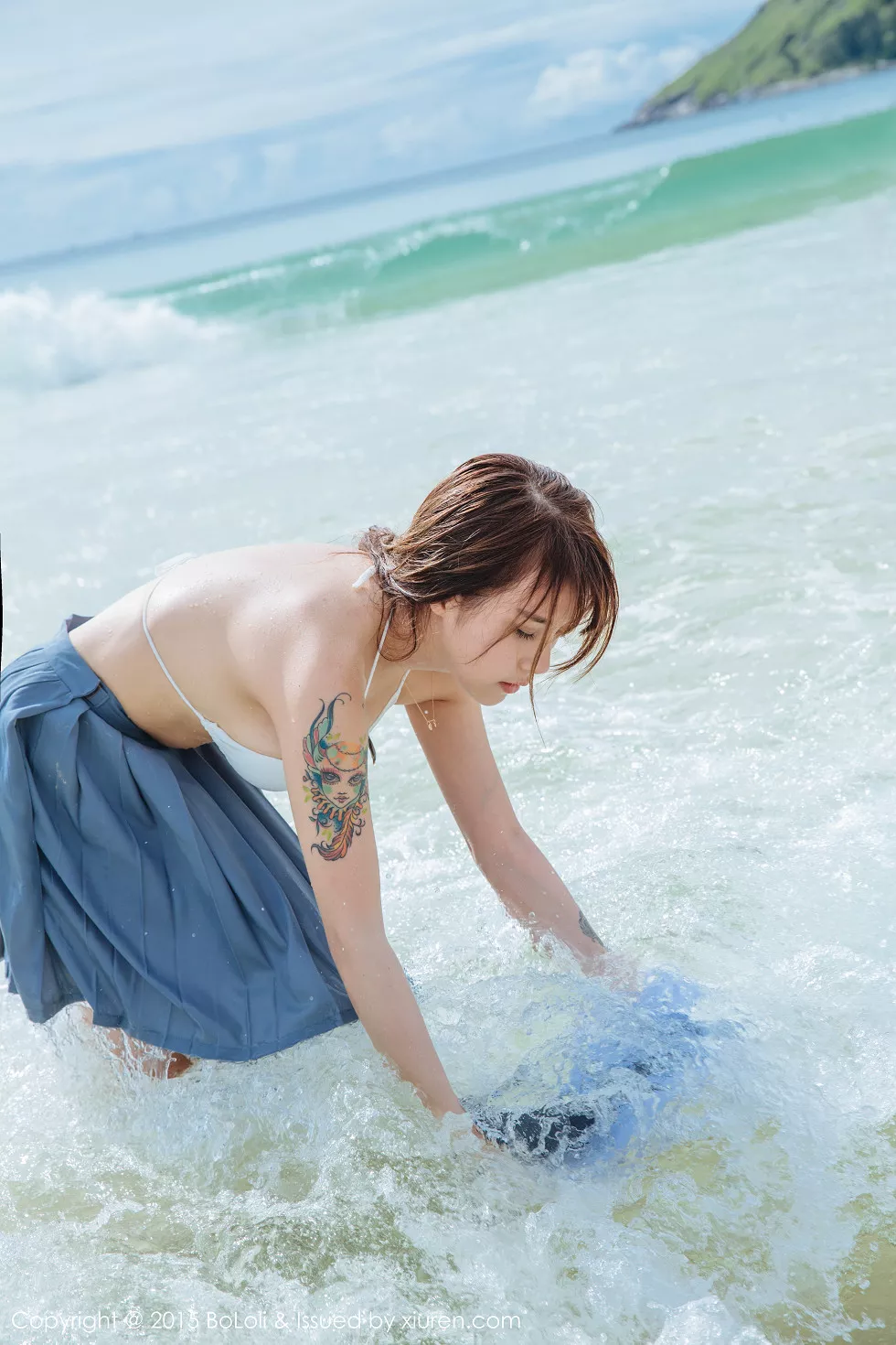 Xgyw.Org_[BoLoli波萝社]Vol.077_嫩模夏美酱普吉岛旅拍海边学生制服湿身诱惑写真46P
