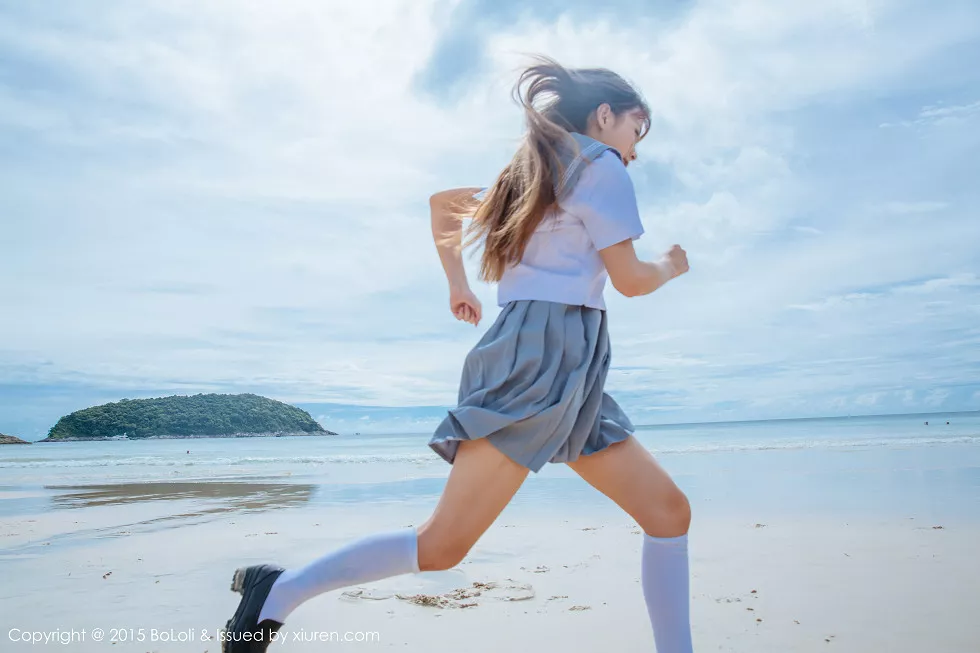 Xgyw.Org_[BoLoli波萝社]Vol.077_嫩模夏美酱普吉岛旅拍海边学生制服湿身诱惑写真46P