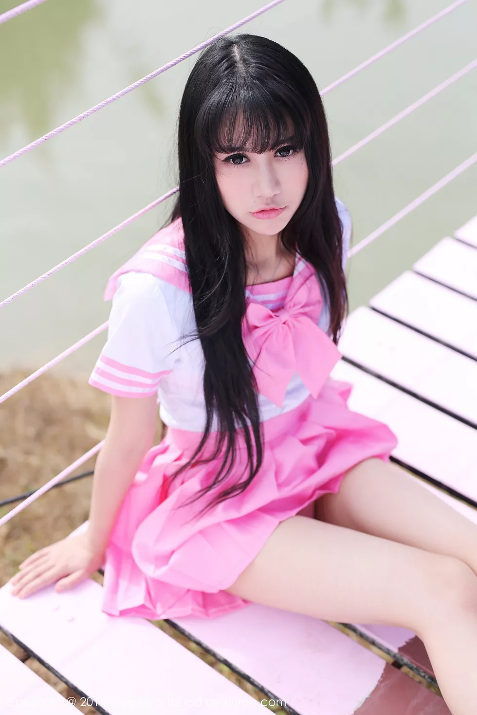 Xgyw.Org_[MyGirl美媛馆]Vol.099_嫩模杨晓青儿泰国旅拍白色吊带蕾丝袜诱惑翘臀写真61P