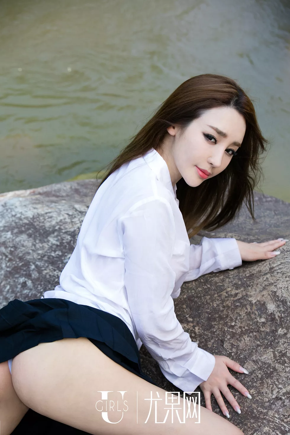 Xgyw.Org_[Ugirls尤果网]U192_靓丽嫩模溪甜户外溪水边大尺度豪乳美体撩人姿势诱惑写真65P
