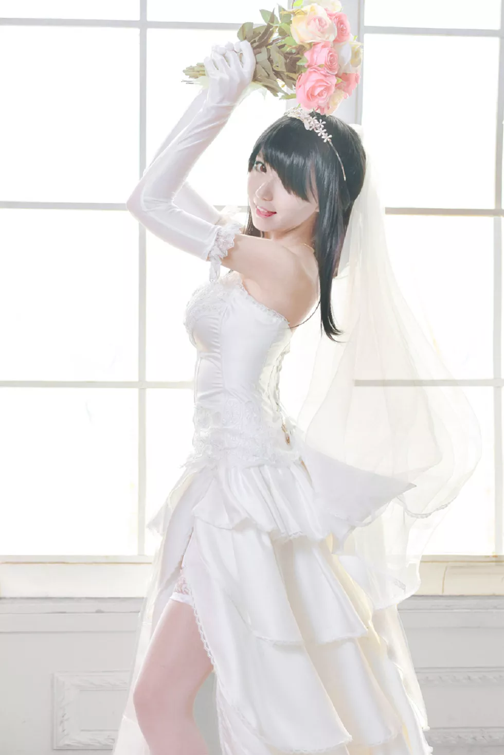 Xgyw.Org_[Cosplay精选]欣赏约会大作战时崎狂三婚纱ver士道君写真15P