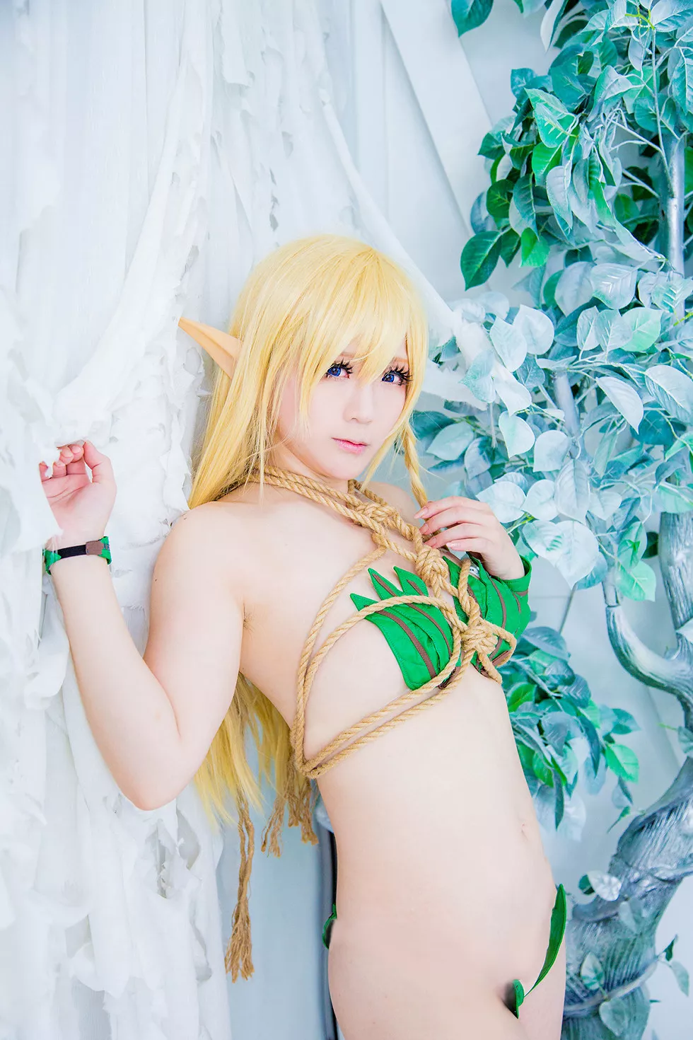 Xgyw.Org_[Cosplay精选]COS正片《叶战大师》图集真人COS绿叶内衣海量写真322P