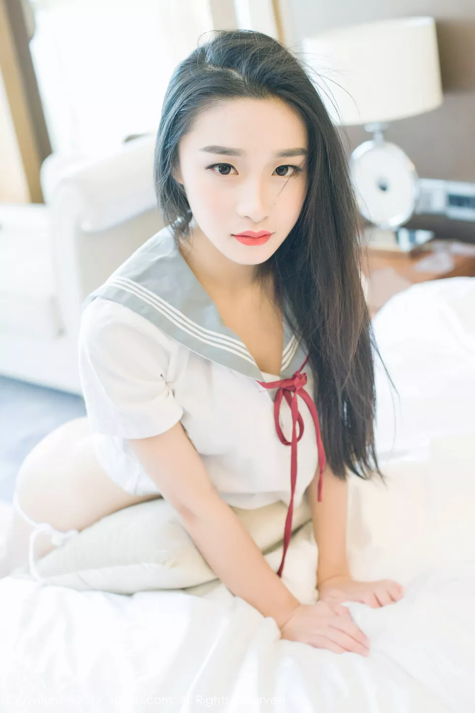 Xgyw.Org_XiuRen第688期_新晋嫩模绮梦Cherish居家黑色漆皮比基尼湿身诱惑写真56P