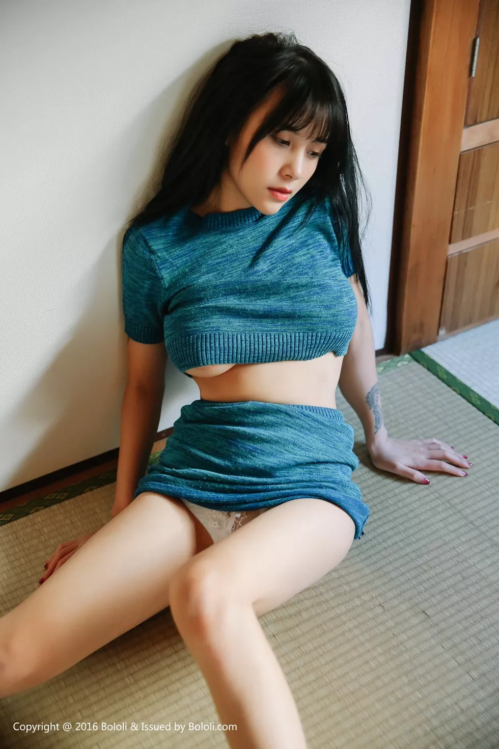 Xgyw.Org_[BoLoli波萝社新刊]Vol.037_嫩模夏美酱人妻的诱惑黑色蕾丝情趣内衣完美诱惑写真40P