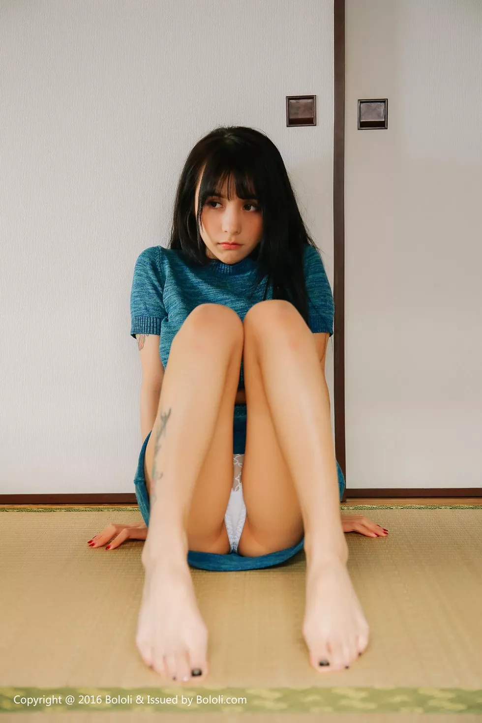 Xgyw.Org_[BoLoli波萝社新刊]Vol.037_嫩模夏美酱人妻的诱惑黑色蕾丝情趣内衣完美诱惑写真40P