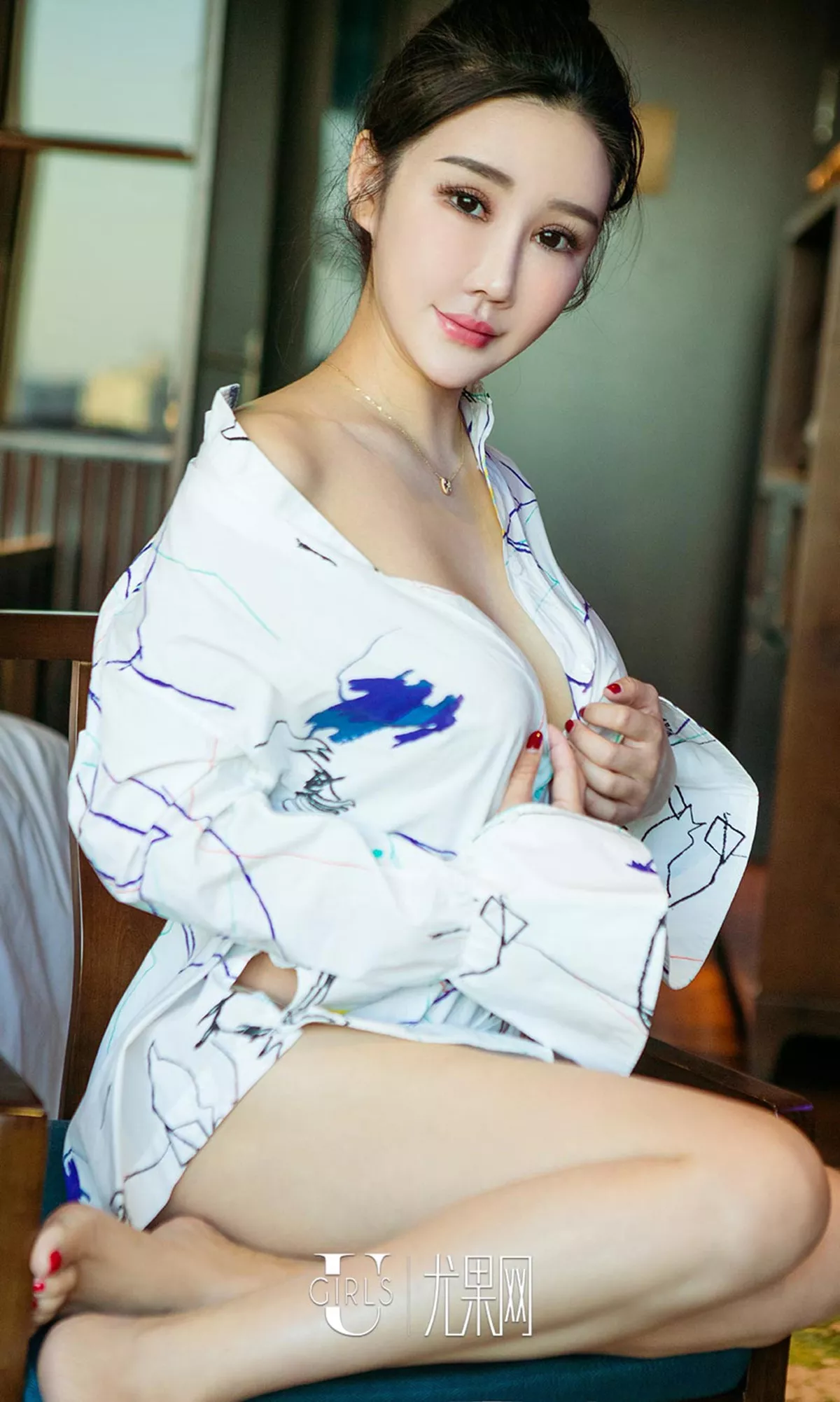 Xgyw.Org_[Ugirls爱尤物]No.642_嫩模赫连露娜居家私房内衣系列半露豪乳撩人诱惑写真40P