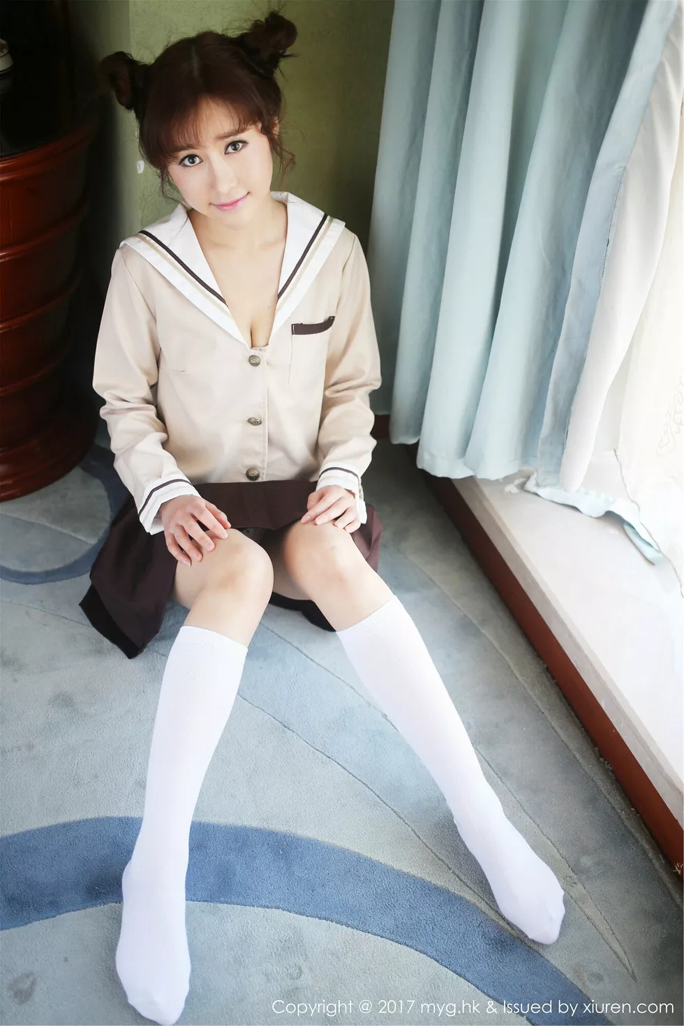 Xgyw.Org_[MyGirl美媛馆]Vol.247_新人嫩模小珂luka居家大床上蕾丝内裤秀翘臀纯白诱惑写真56P