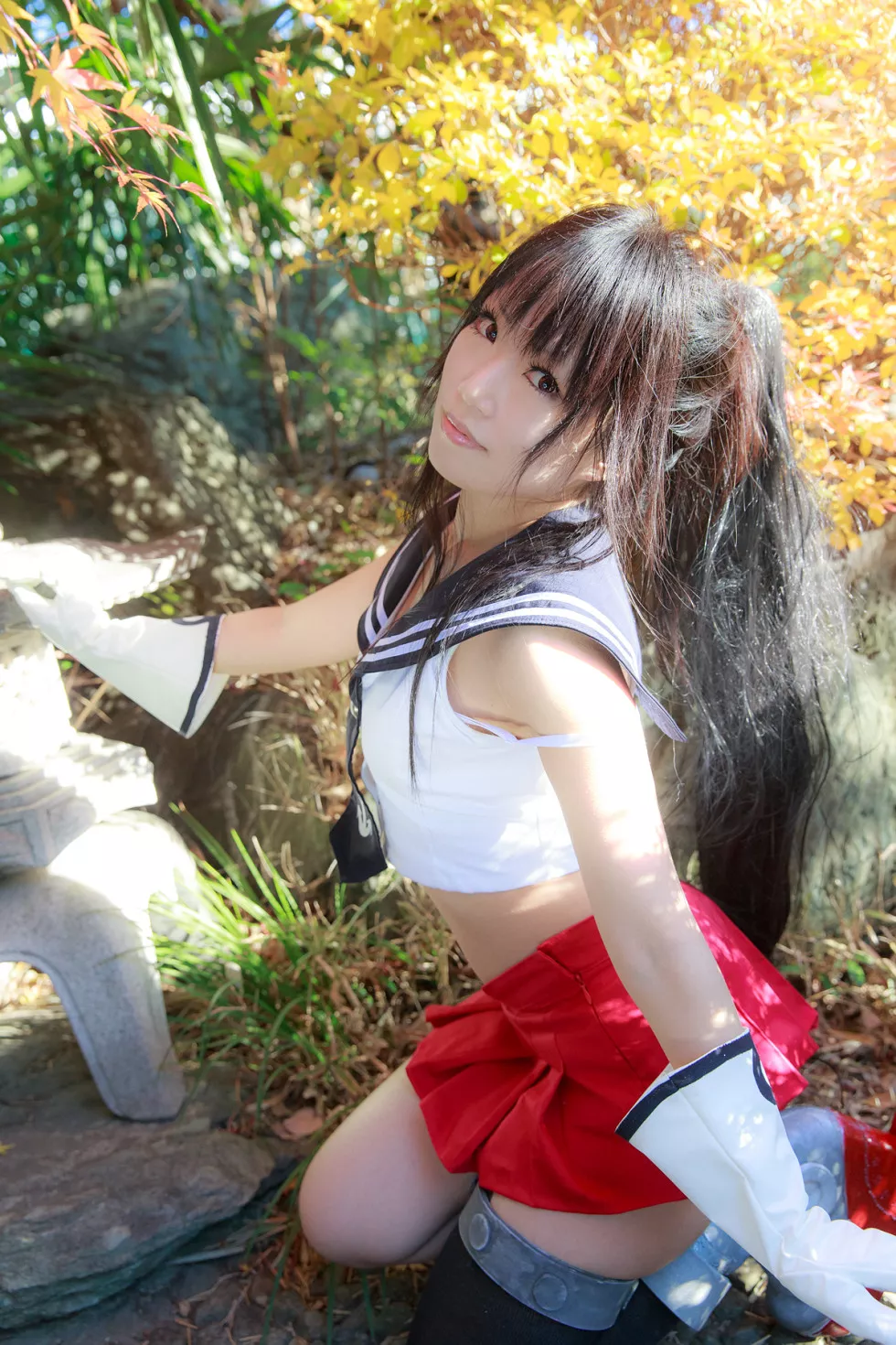Xgyw.Org_[Cosplay精选]COS正片《Kekkon Kakko Kari》图集阳光美女蕾丝内裤诱惑写真253P