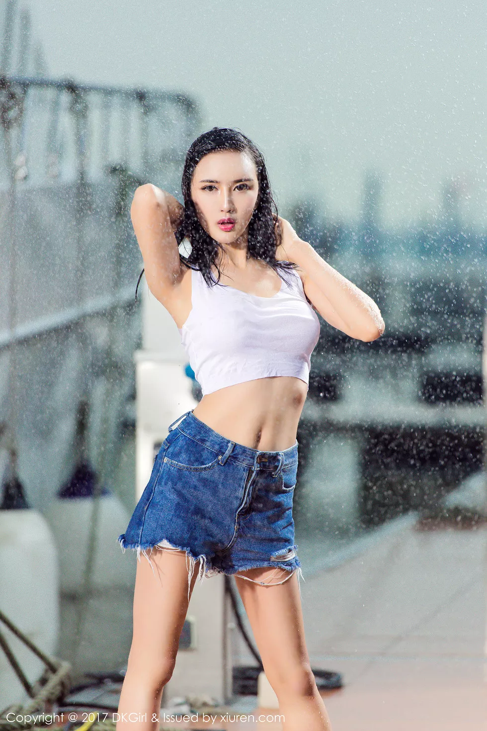 Xgyw.Org_[DKGirl御女郎]Vol.026_嫩模梅哥白色连体比基尼泳池湿身秀傲人美乳诱惑写真58P