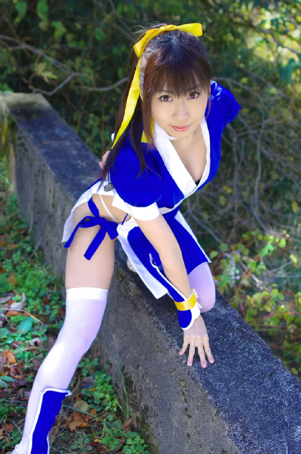 Xgyw.Org_[Cosplay精选]COS正片《霞浪漫》美女武士的白丝美腿性感写真337P