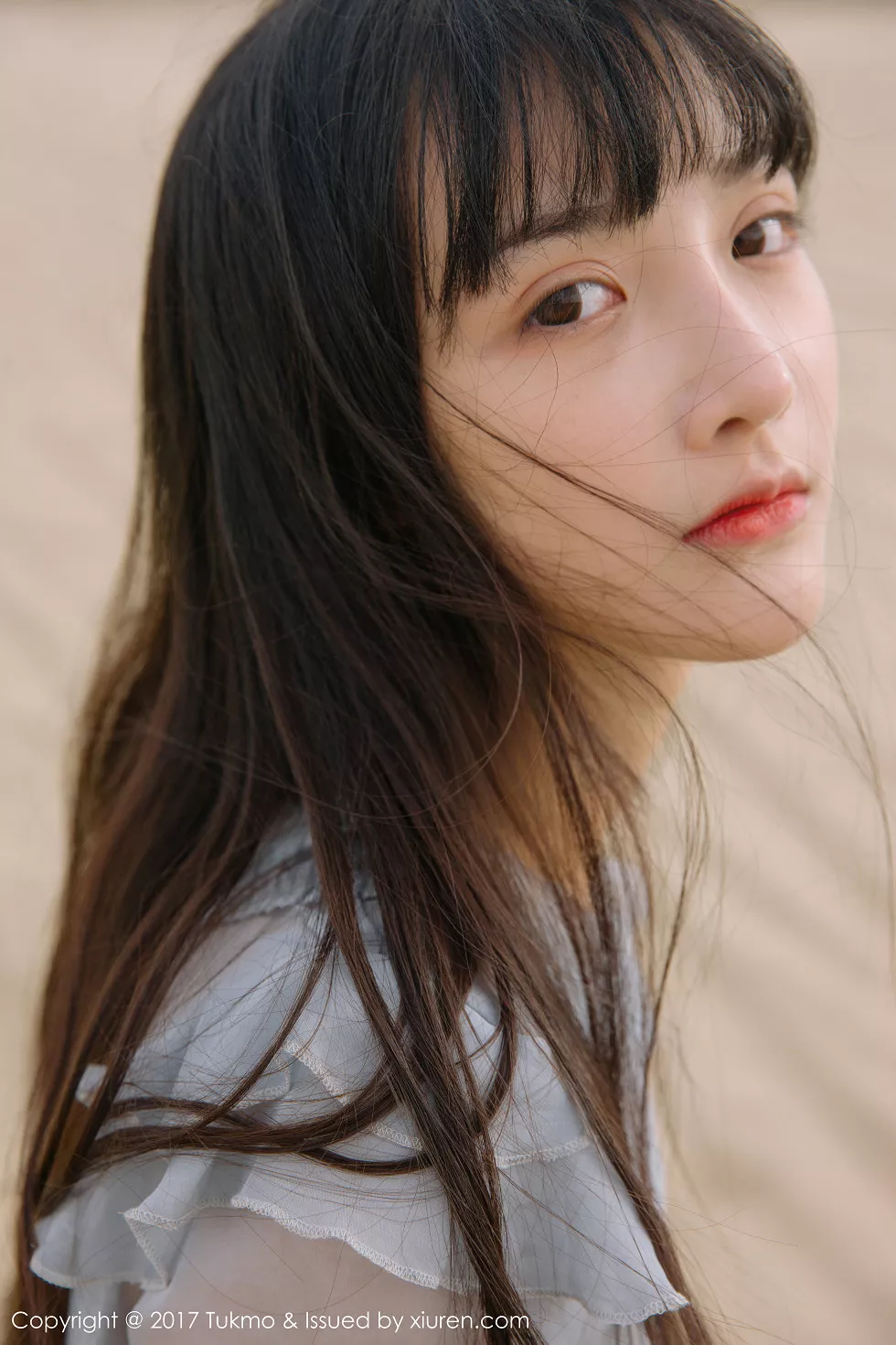 Xgyw.Org_[Tukmo兔几盟]Vol.104_美女主播之应沙漠旅拍清新连身裙系列唯美迷人写真40P