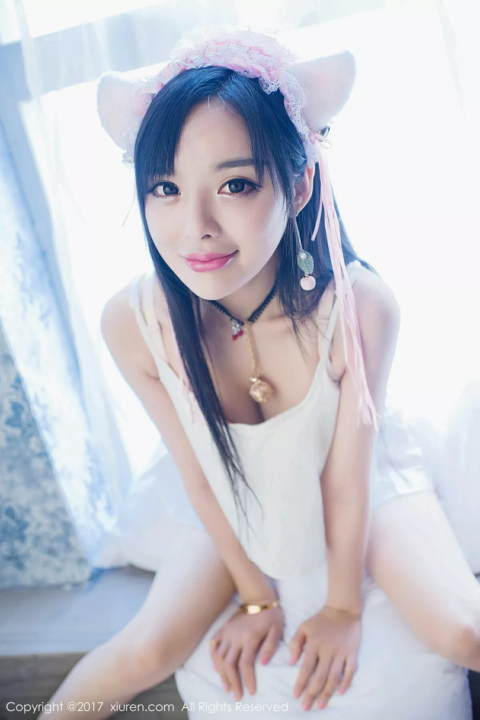 Xgyw.Org_XiuRen第874期_嫩模柠檬baby居家白色吊带猫女郎+日系体操服完美诱惑写真47P