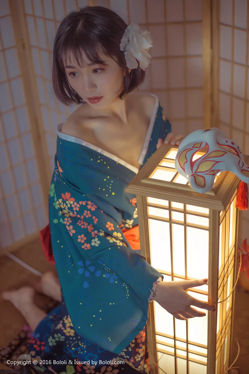 Xgyw.Org_[BoLoli波萝社新刊]Vol.132_气质美女库库居家日系和服半露酥胸性感迷人写真34P