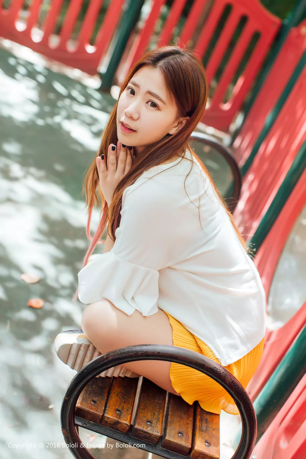 Xgyw.Org_[Tukmo兔几盟]Vol.109_清纯嫩模董成丽游乐园里白色短袖衫配黄色短裙清爽迷人写真40P