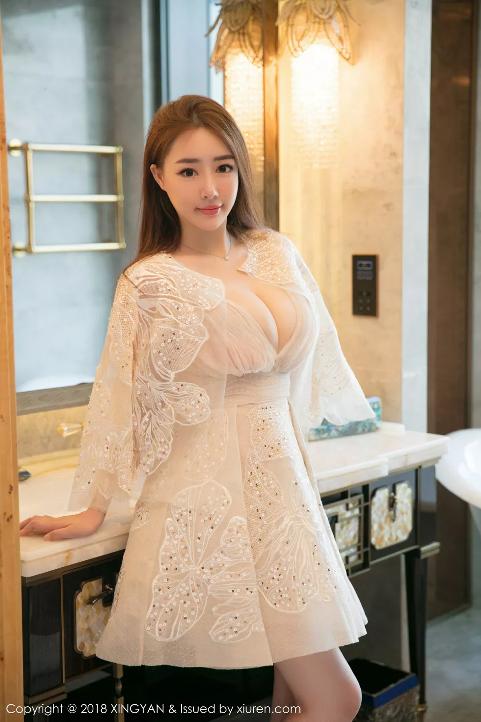 Xgyw.Org_[XINGYAN星颜社]VOL.066_丽质美女卓雅私房黑色蕾丝情趣内衣秀豪乳翘臀火辣诱惑写真41P