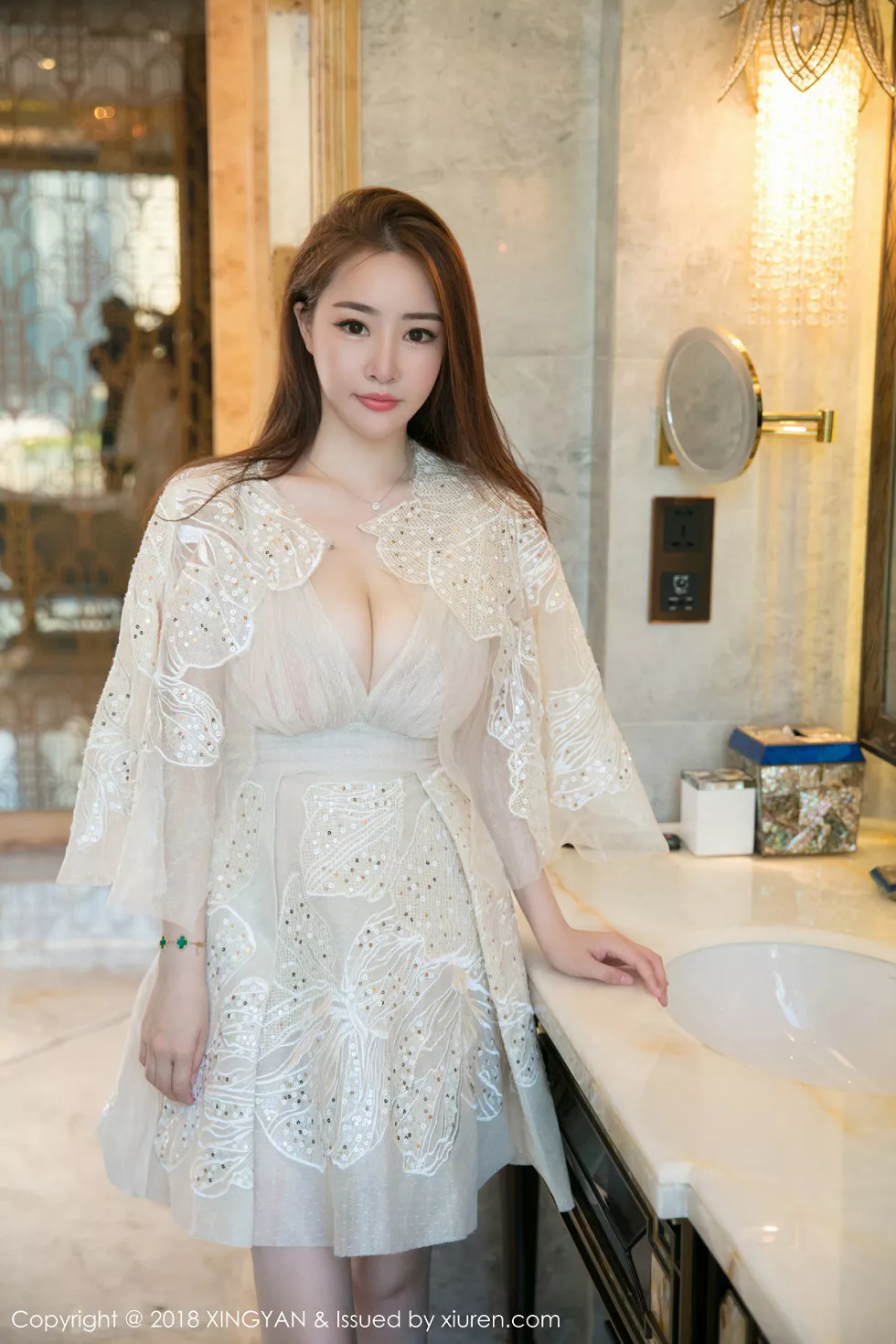 Xgyw.Org_[XINGYAN星颜社]VOL.066_丽质美女卓雅私房黑色蕾丝情趣内衣秀豪乳翘臀火辣诱惑写真41P