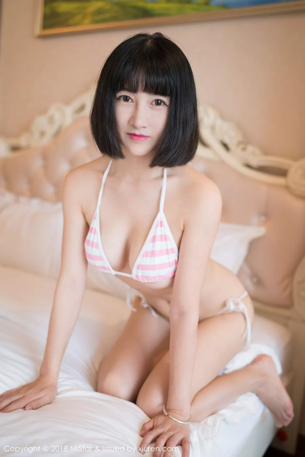 Xgyw.Org_[MiStar魅妍社]Vol.230_嫩模小探戈居家私房三点式内衣秀完美曲线惹火诱惑写真38P