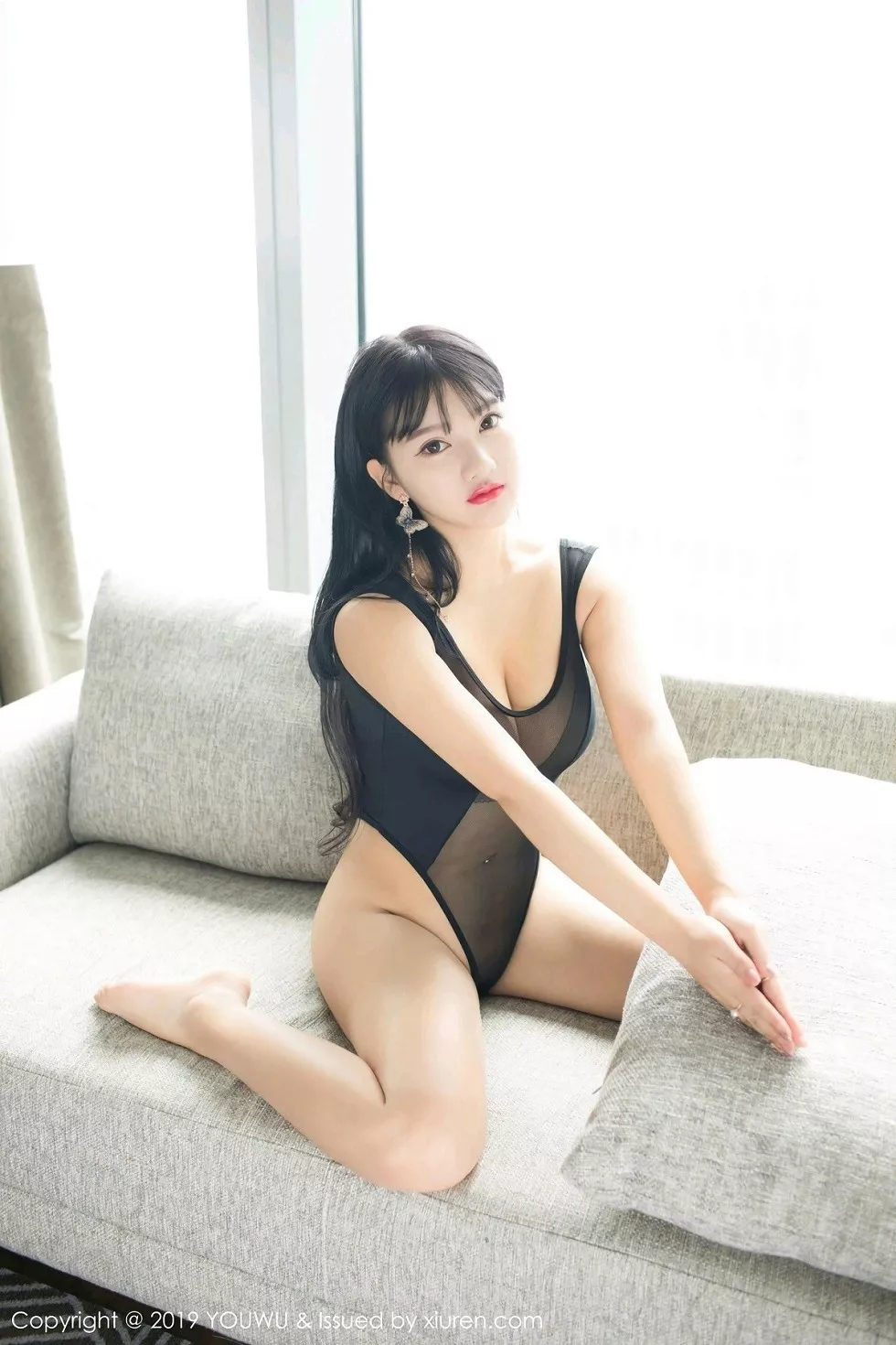 Xgyw.Org_[YouWu尤物馆]Vol.138_巨乳嫩模小尤奈私房黑色高叉连体内衣秀傲人豪乳诱惑写真59P