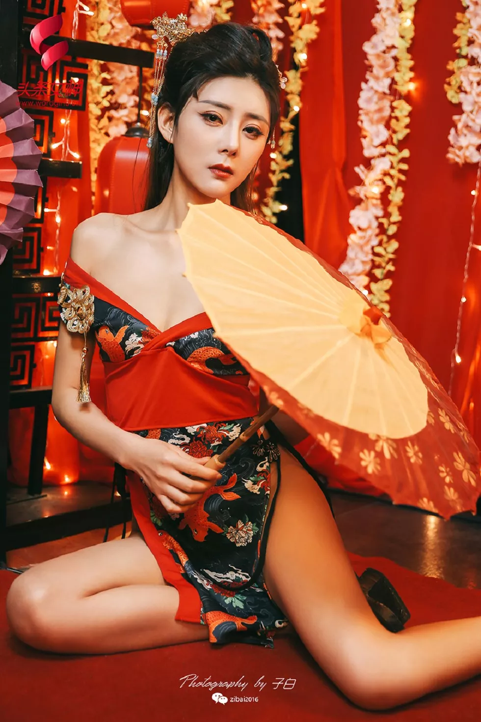 Xgyw.Org_[Toutiao头条女神]No.705_嫩模莫晓希古典花魁服饰秀白嫩肌肤迷人美腿写真30P