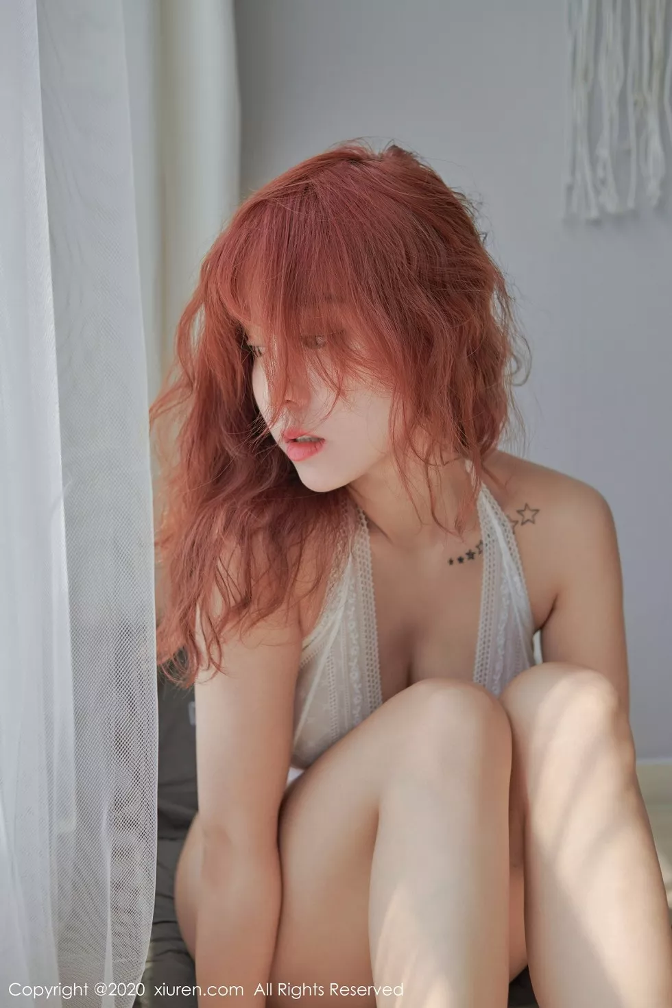 Xgyw.Org_XiuRen第2026期_性感女神王雨纯私房白色蕾丝内衣+超薄无内肉丝撩人姿势诱惑写真67P