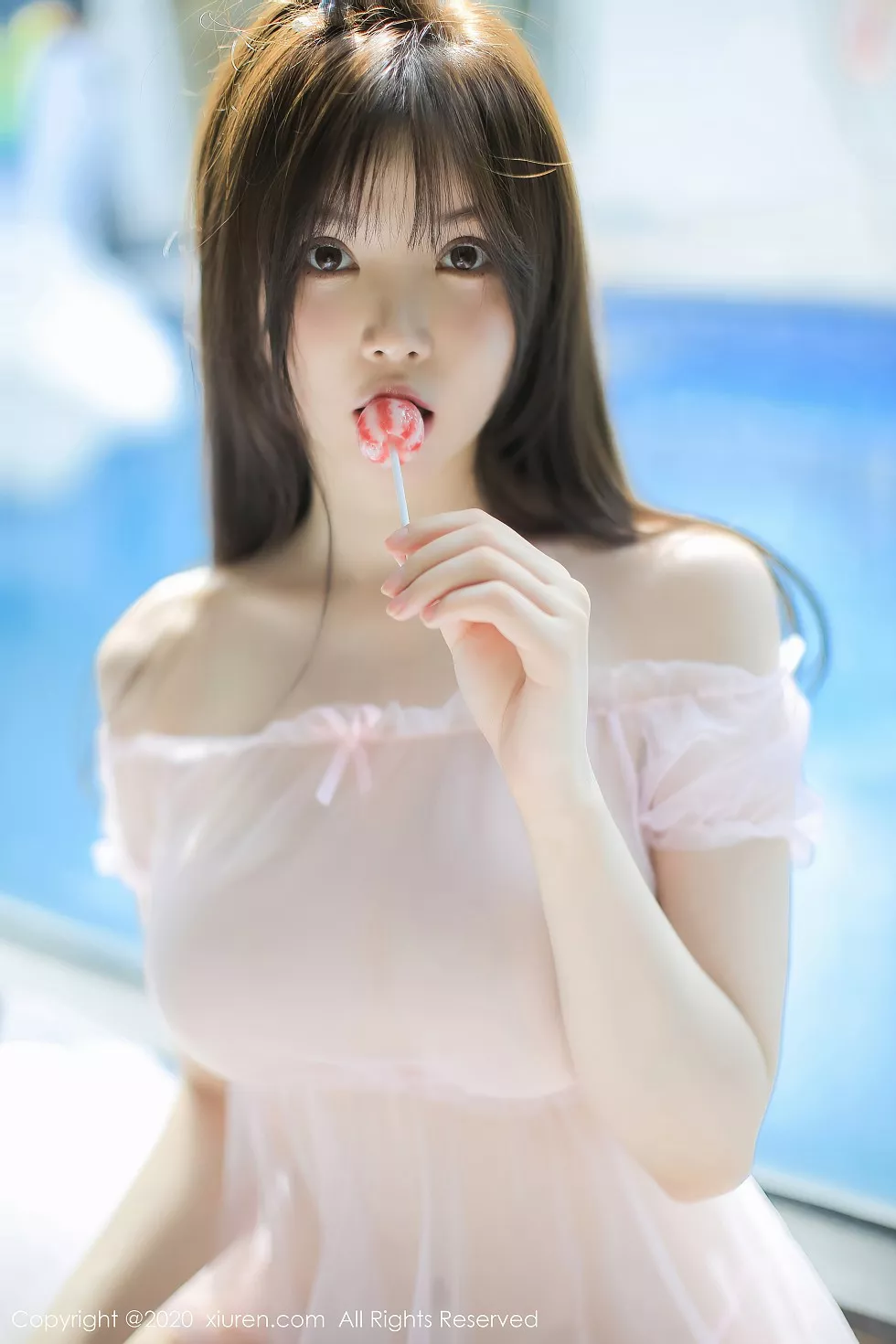 Xgyw.Org_XiuRen第2602期_女神糯美子Mini三亚旅拍私房粉色薄纱内衣透视秀傲人豪乳诱惑写真36P