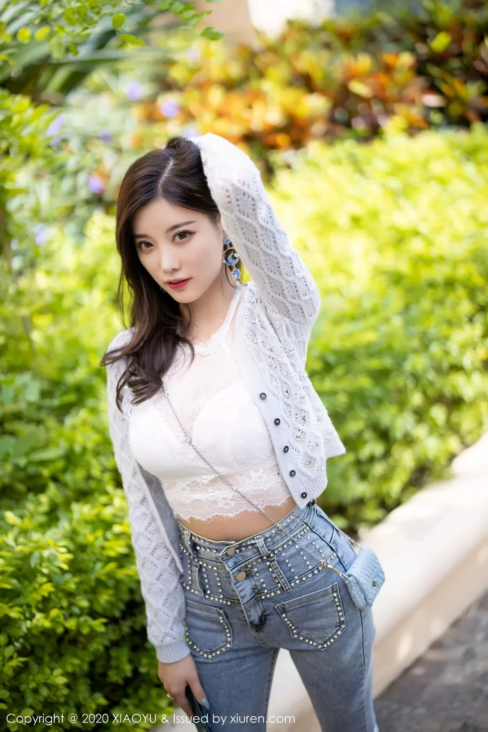 Xgyw.Org_[XiaoYu画语界]Vol.433_女神杨晨晨sugar床上脱牛仔裤露蕾丝内裤秀翘臀诱惑写真93P