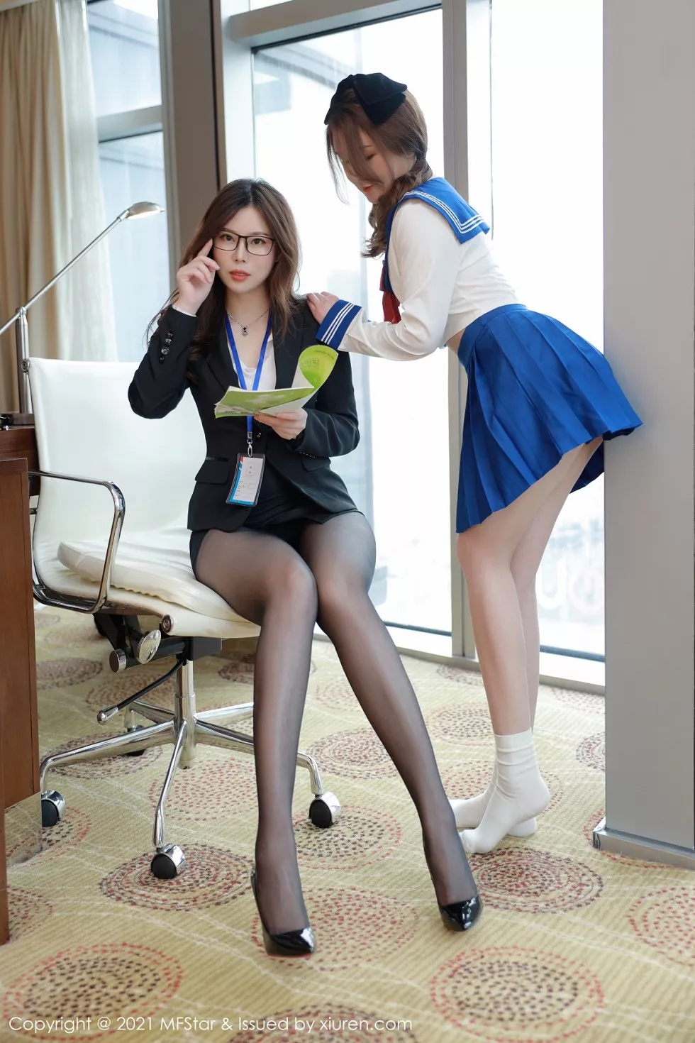 Xgyw.Org_[MFStar模范学院]Vol.451_模范学院模特合集丽质模特演绎师生情私房角色剧情写真53P