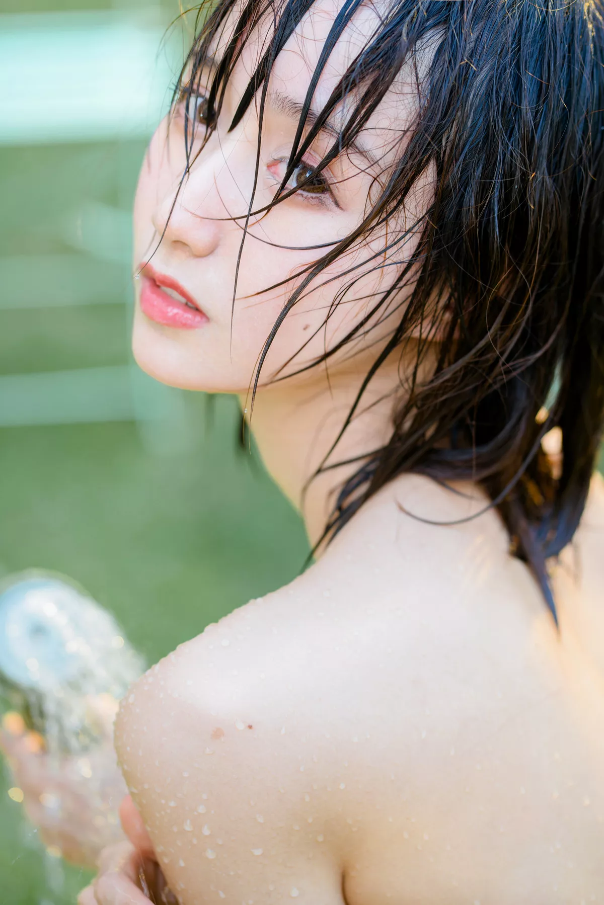 Xgyw.Org_[喵糖映画]Vol.355_短发美女户外性感吊带连身裙秀白嫩肌肤湿身撩人诱惑写真35P