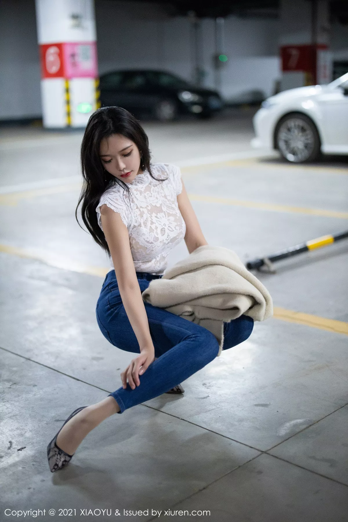 Xgyw.Org_[XiaoYu画语界]Vol.504_嫩模娜比时尚灵动车拍主题白色高叉连体衣秀凹凸身材诱惑写真77P