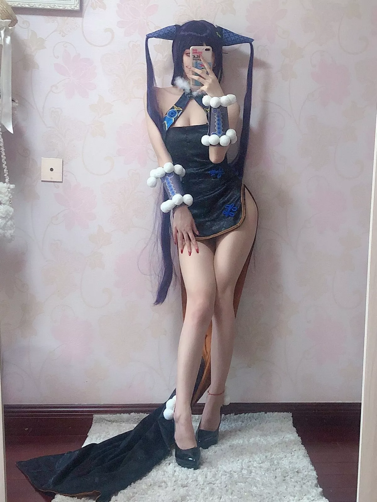 Xgyw.Org_知名动漫博主KETTOE杨贵妃主题私房性感低胸旗袍露白嫩豪乳诱惑写真27P