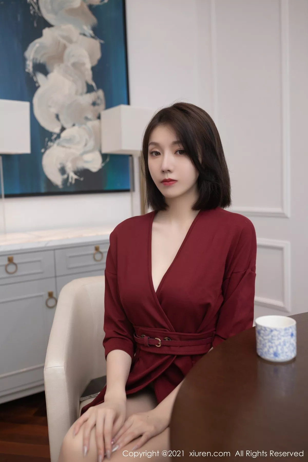 Xgyw.Org_XiuRen第3668期_模特安然Maleah私房人妻主题半脱露性感内衣秀完美身材诱惑写真74P