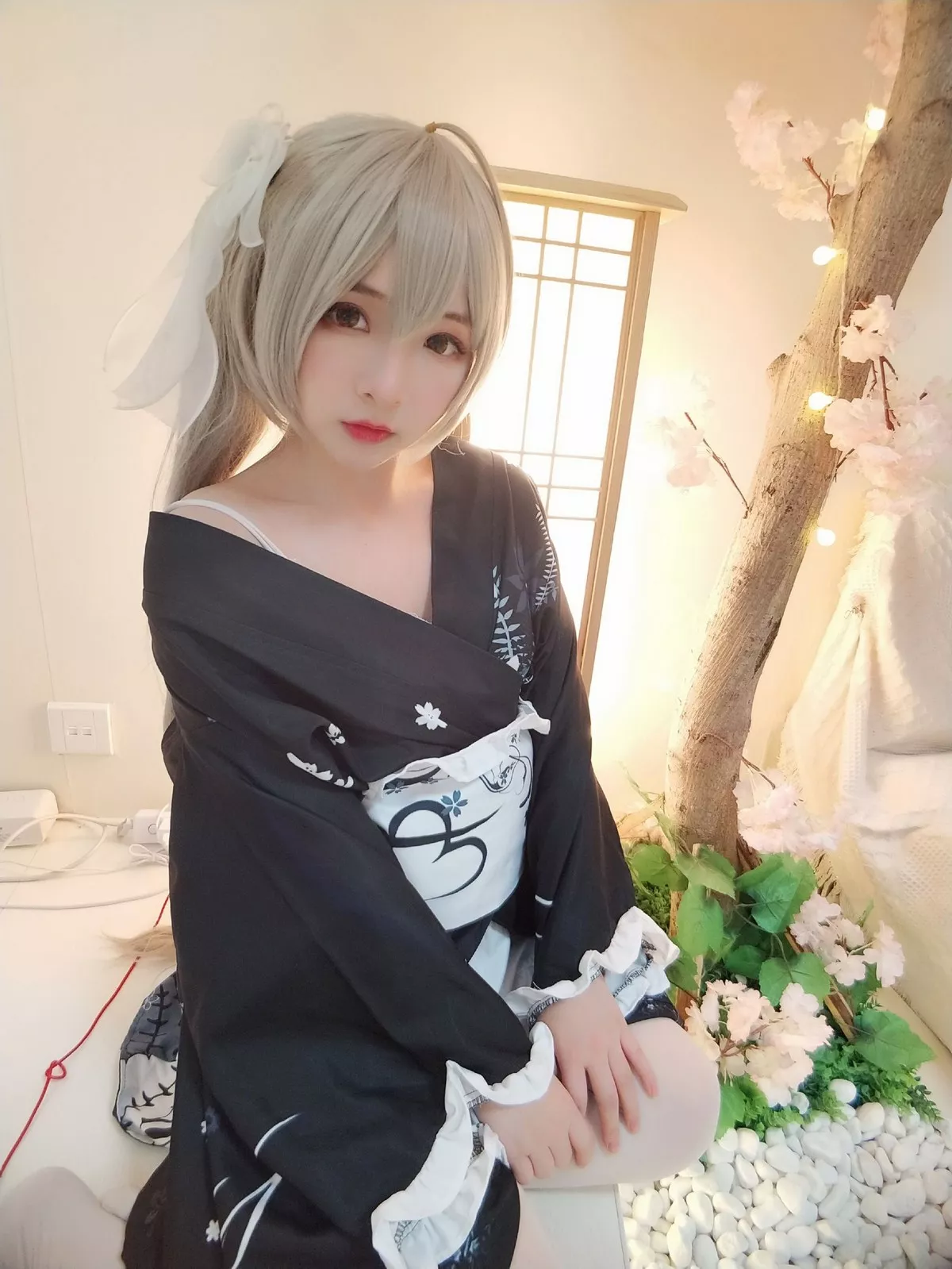 Xgyw.Org_二次元美女古川kagura穹妹和服主题私房日系服饰配白丝袜秀美腿诱惑写真32P