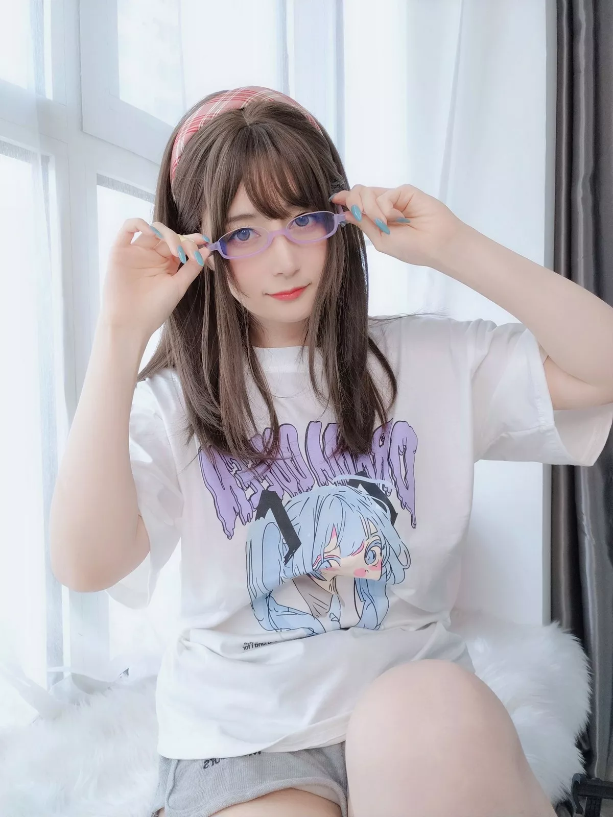 Xgyw.Org_Coser小姐姐白银宅家女友主题私房性感运动内衣半撩露豪乳遮点火辣诱惑写真41P