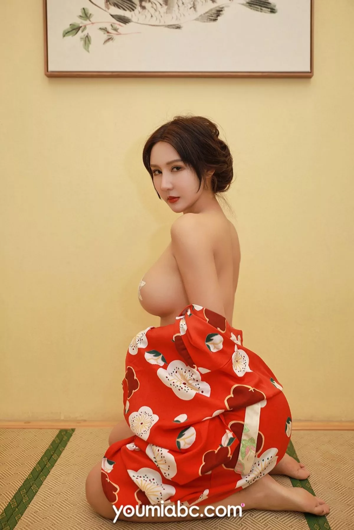 Xgyw.Org_[YouMi尤蜜]Vol.752_模特娜依灵儿私房性感红色和服半脱真空露傲人豪乳诱惑写真23P