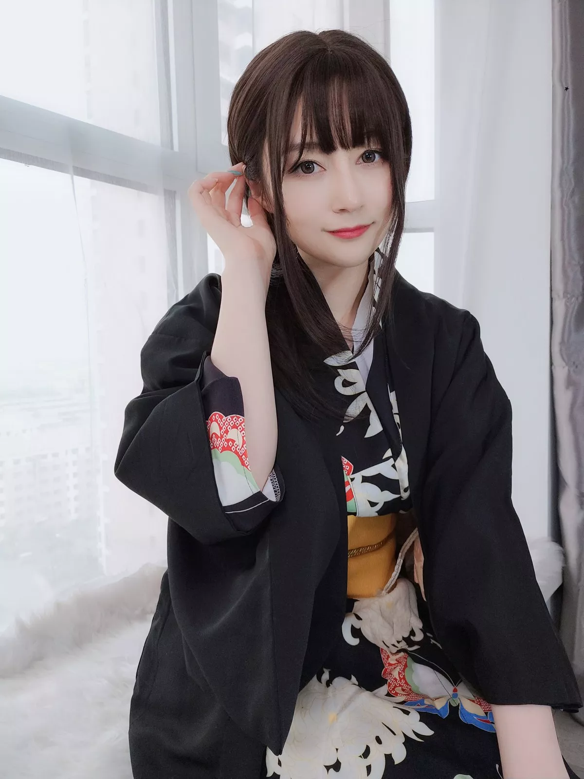 Xgyw.Org_Coser小姐姐白银和服下的秘密主题私房性感和服半撩露情趣内裤撩人诱惑写真64P