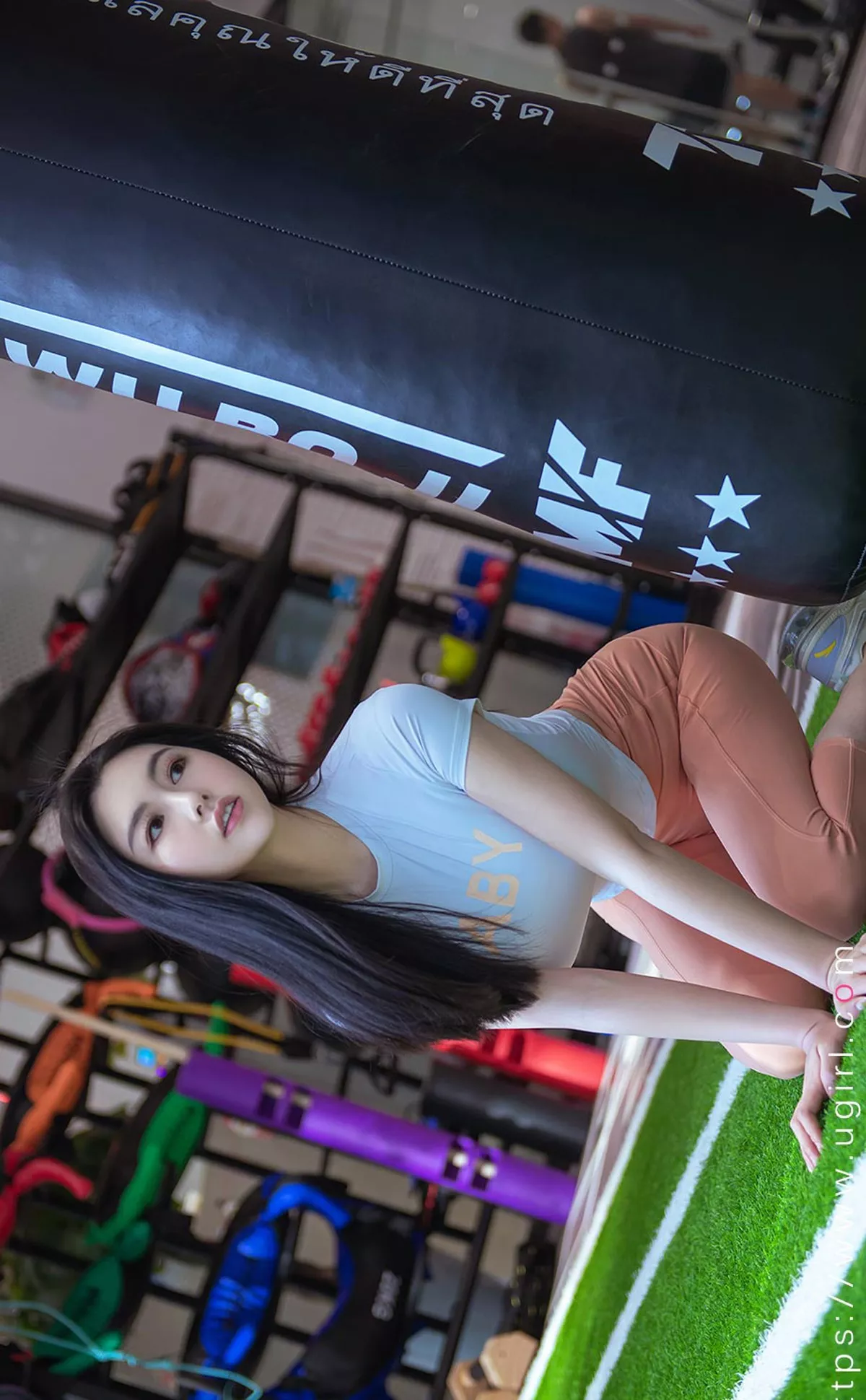 Xgyw.Org_[Ugirls爱尤物]No.2273_模特娜露健身房内性感紧身运动服秀豪乳翘臀完美诱惑写真35P