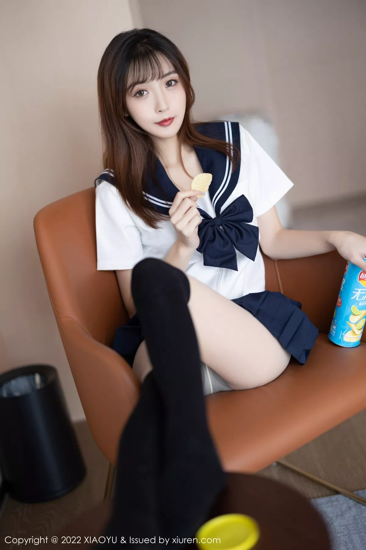 Xgyw.Org_[XiaoYu画语界]Vol.726_模特林星阑性感JK制服配黑丝袜半脱露蕾丝内衣撩人诱惑写真82P