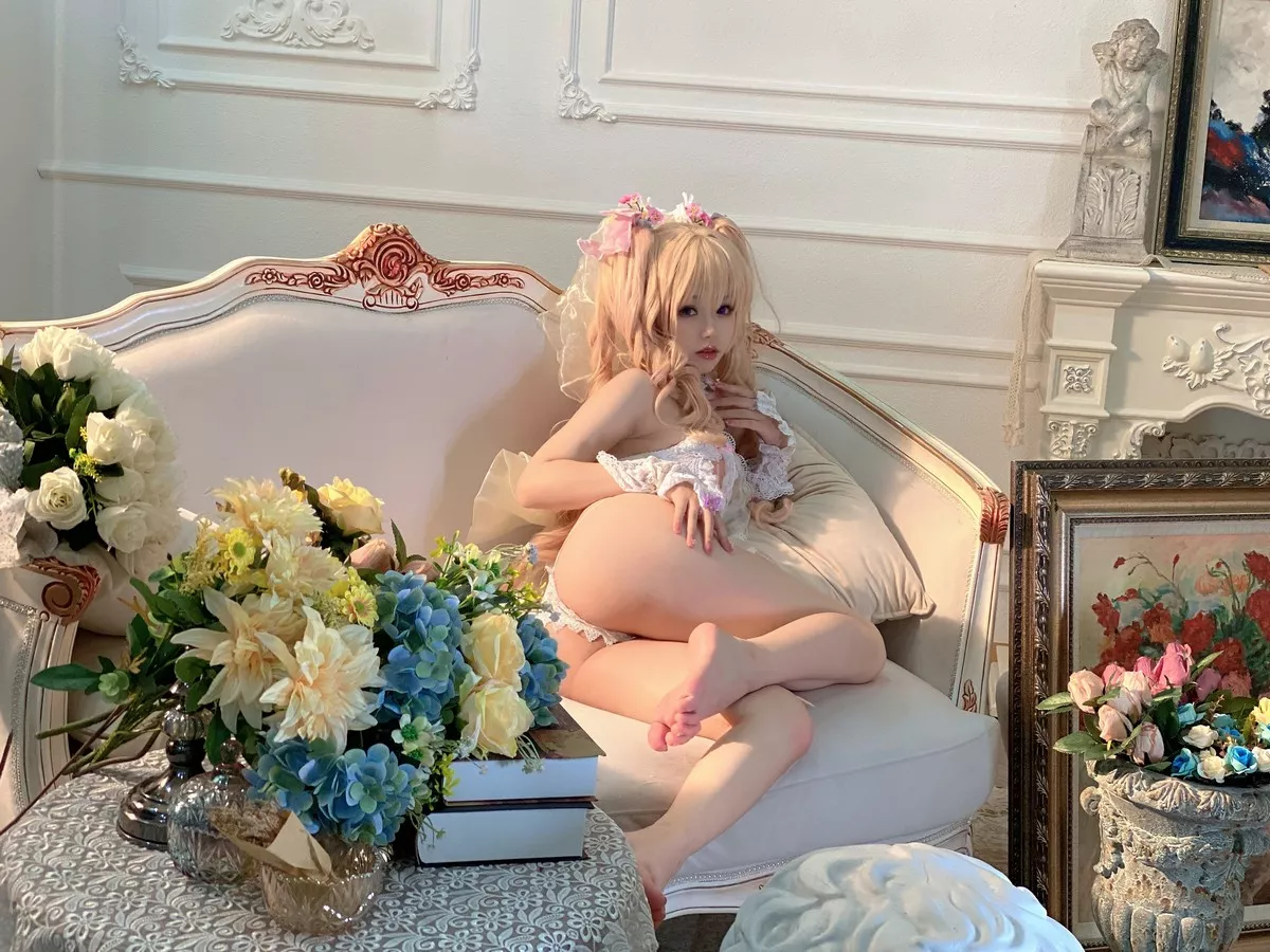 Xgyw.Org_网络美女一北亦北天命之子赫克特主题私房白色缕空情趣服饰秀惹火身材诱惑写真66P