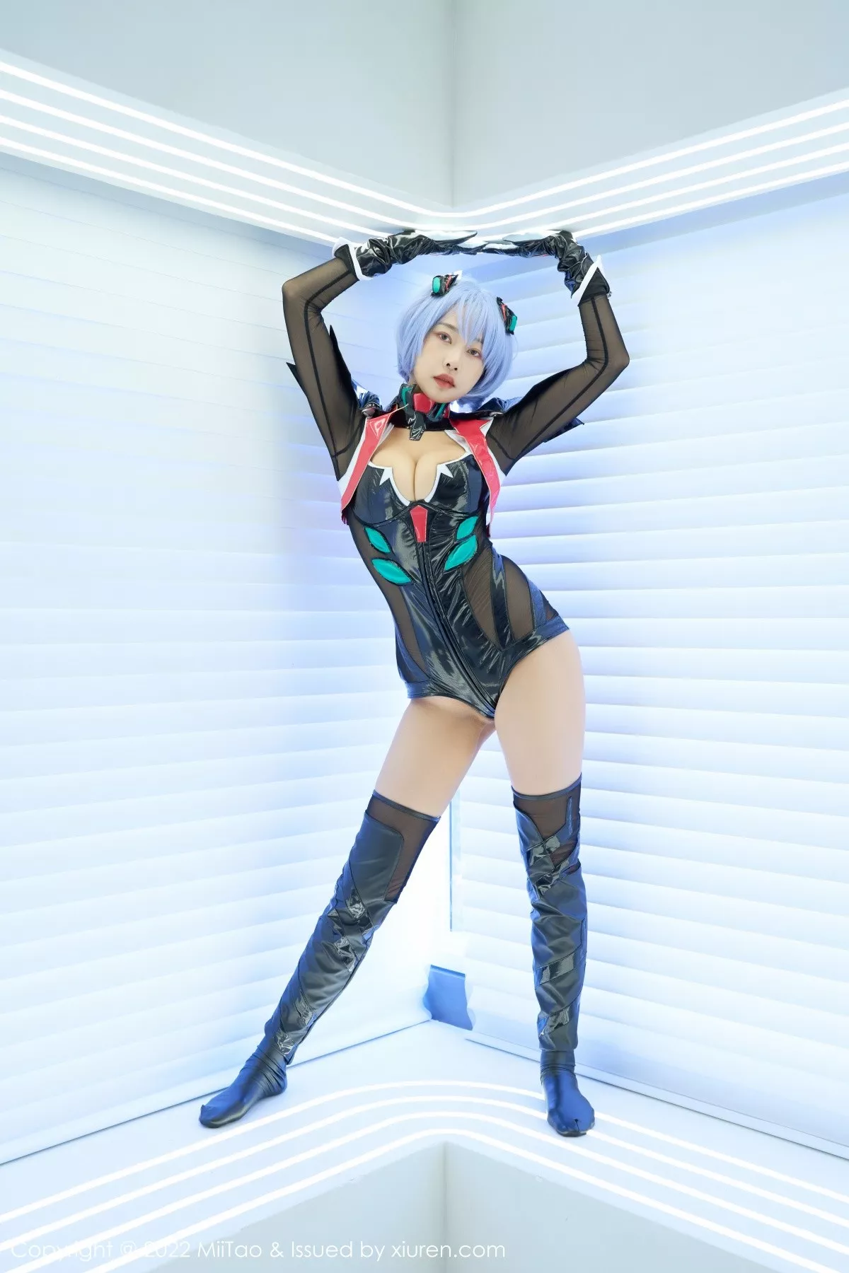 Xgyw.Org_[MiiTao蜜桃社]Vol.148_新人模特梦乃Mandy私房Cosplay主题低胸连体衣秀豪乳诱惑写真73P