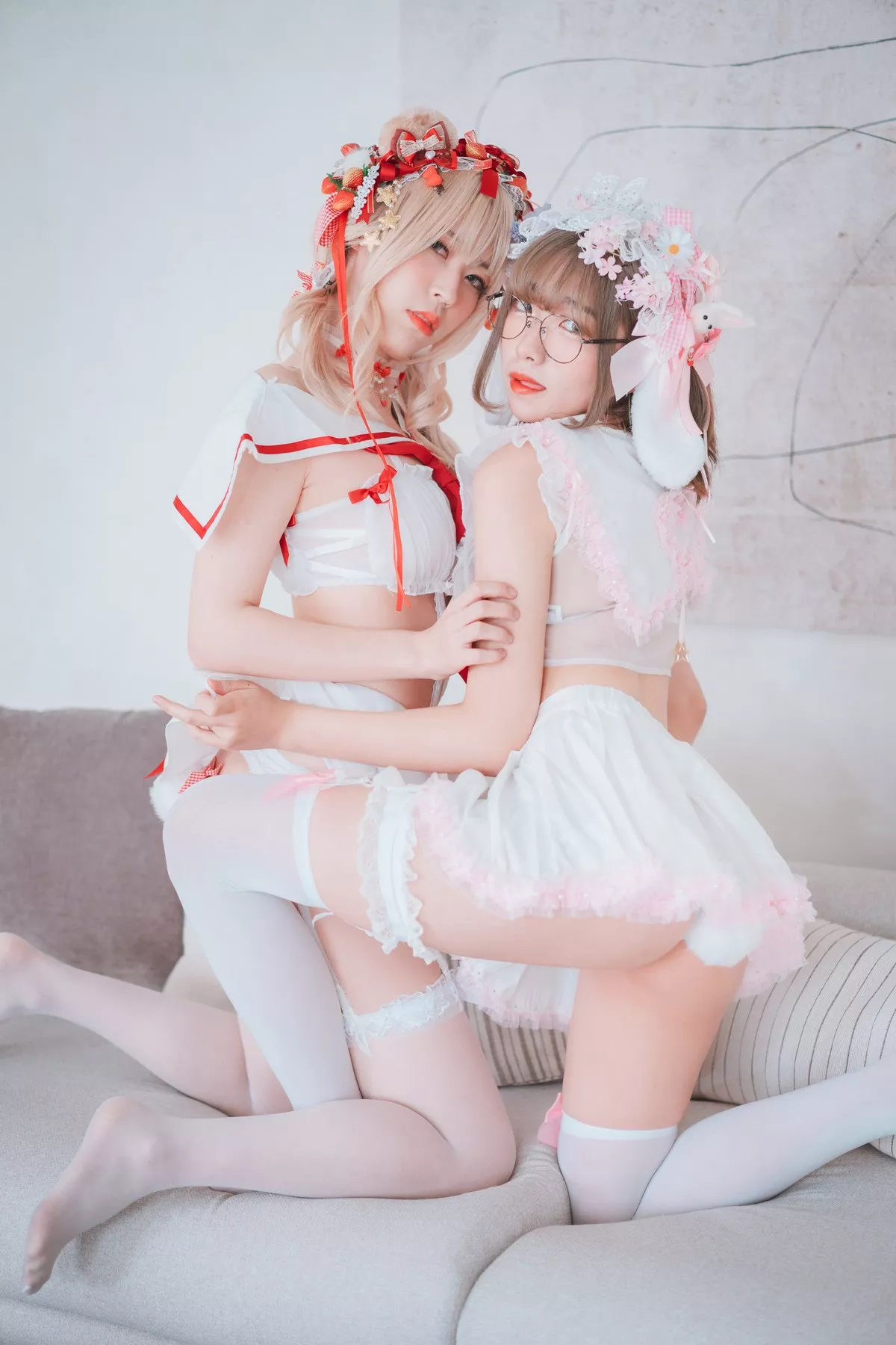 Xgyw.Org_[DJAWA]No.094_模特Sonson & Mozzi_Spring Comes Twice主题性感姐妹花私房诱惑写真61P