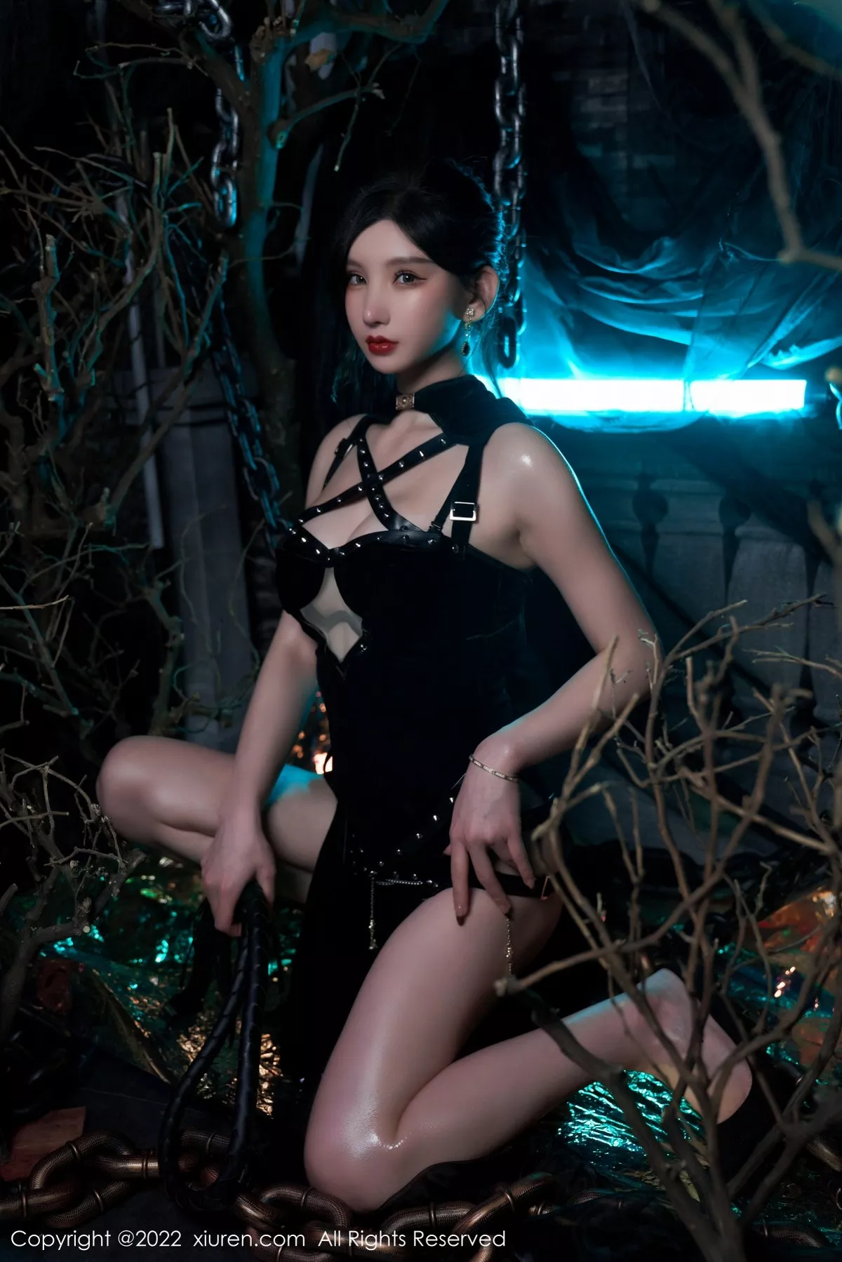 Xgyw.Org_XiuRen第5061期_女神周于希Sally私房性感黑色情趣吊裙秀绝美身材迷人诱惑写真74P