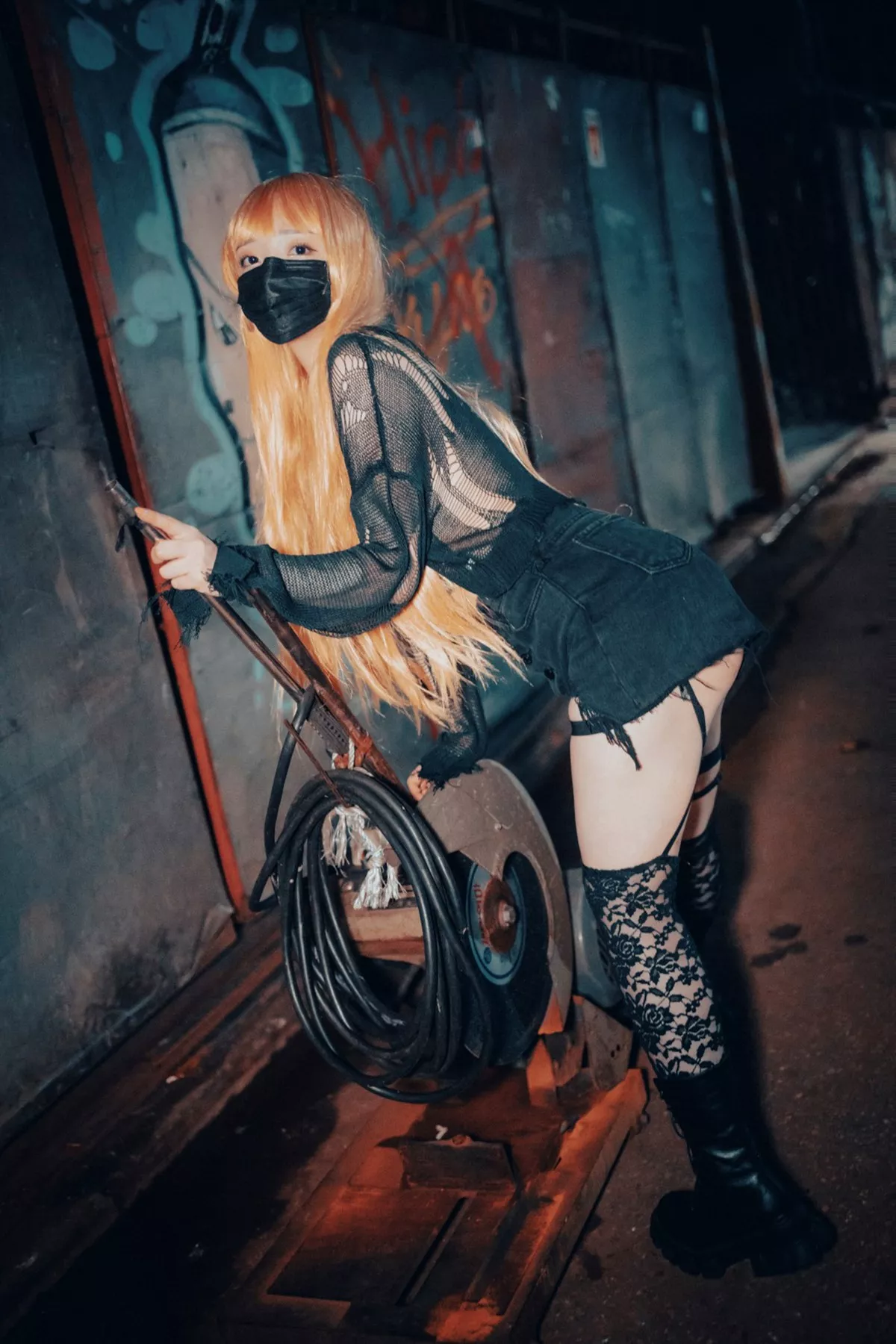 Xgyw.Org_[DJAWA]No.114_Yeeun_Backout Queen Misa主题脱黑色缕空服饰露火辣身材诱惑写真111P