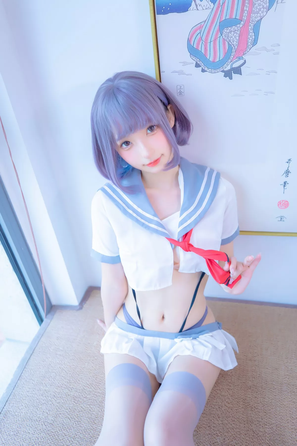 Xgyw.Org_萝莉美女神楽坂真冬灰丝JK主题私房性感超短JK服饰配灰丝袜秀美腿诱惑写真75P